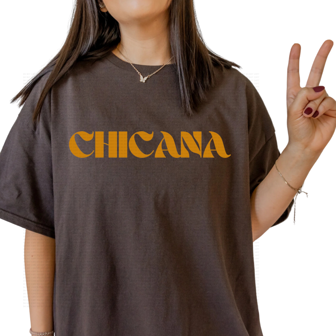 Chicana T-shirt (chocolate brown)