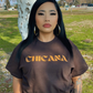 Chicana T-shirt (chocolate brown)