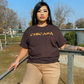 Chicana T-shirt (chocolate brown)